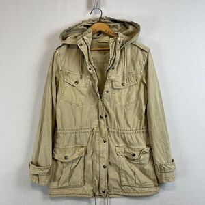 Aritzia‎ Utility Jacket Womens XS Lightweight Full Zip Snap Military Fatigue